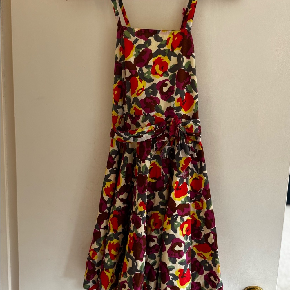 Eliana et Lena Red and Yellow Halter Sundress Casual